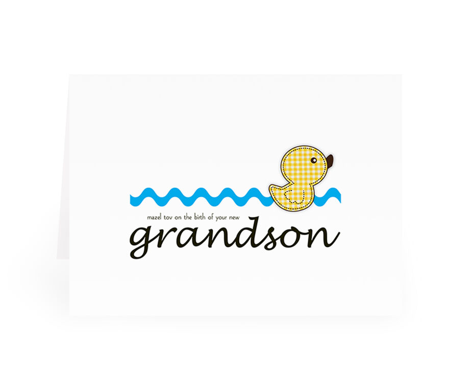 New Baby Grandson Card